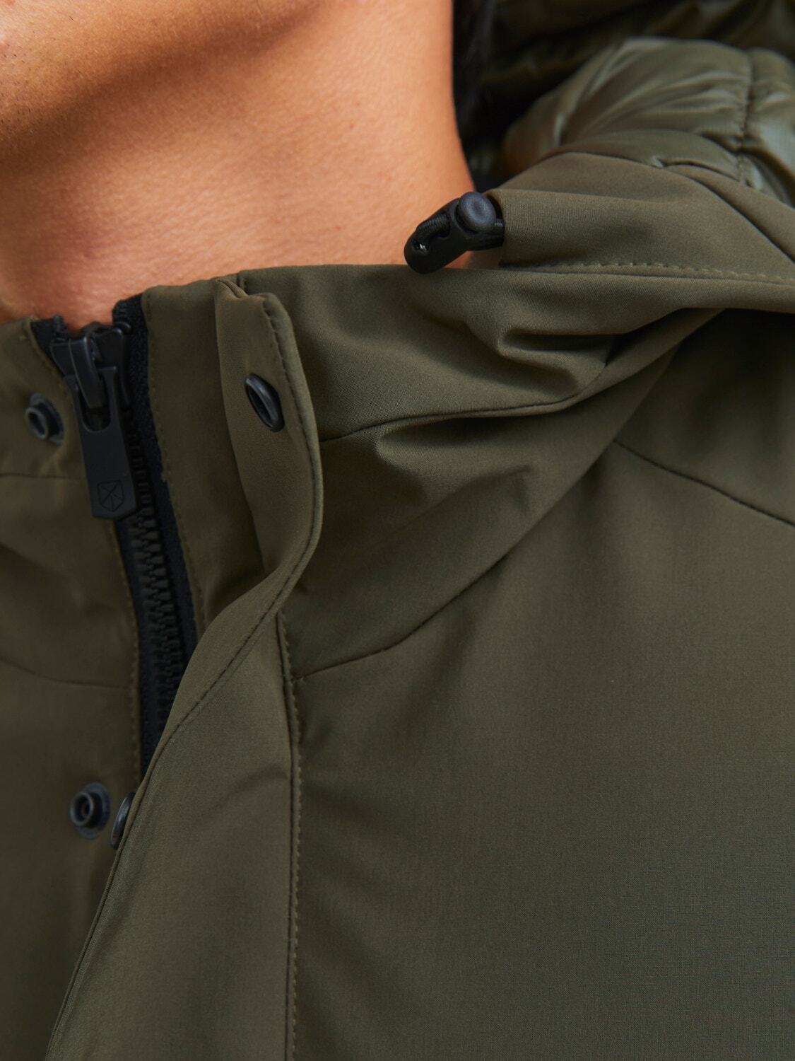 Giacca con cappuccio Jack&Jones verde