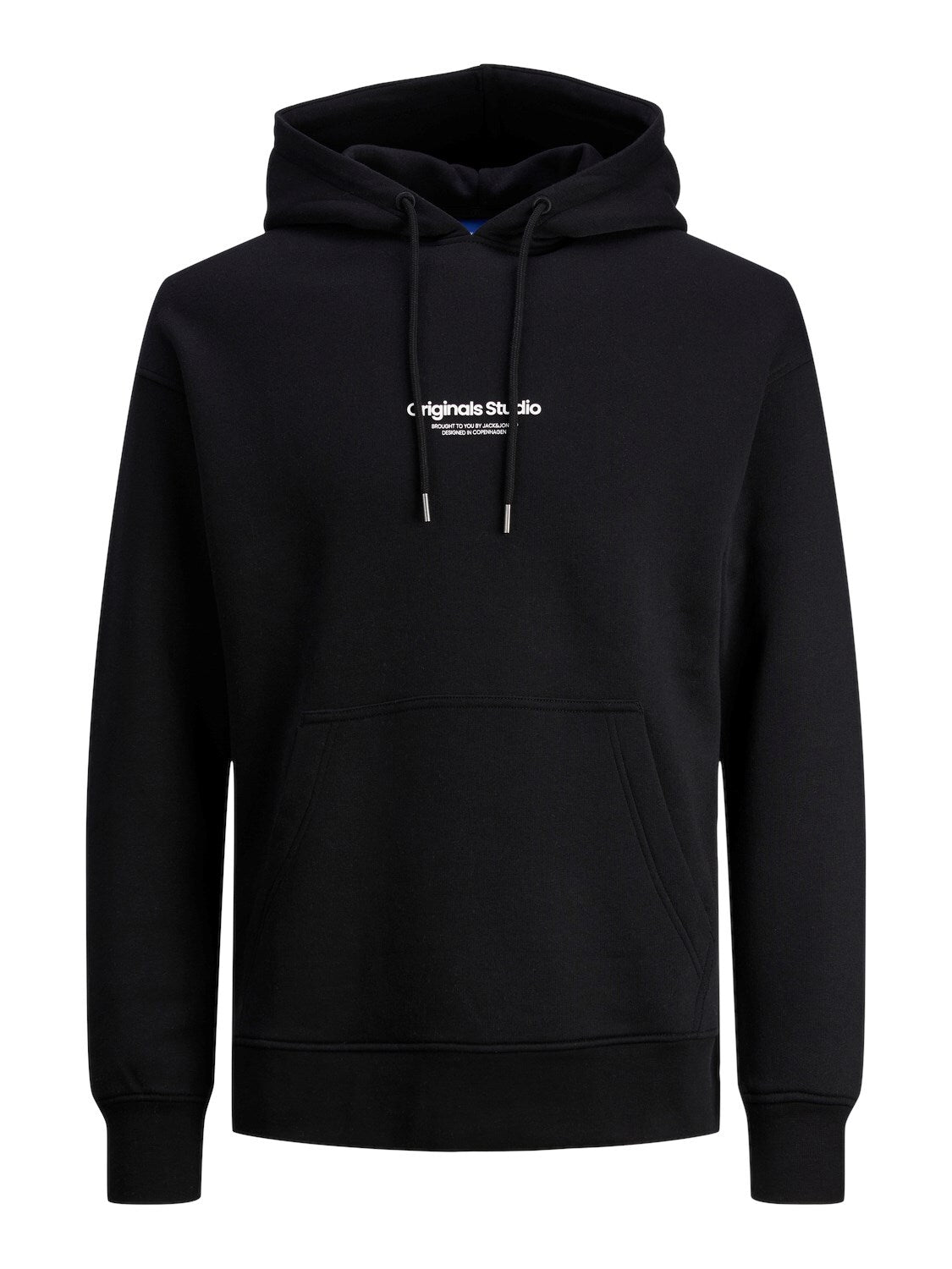 Felpa Loose con cappuccio Jack&Jones nero