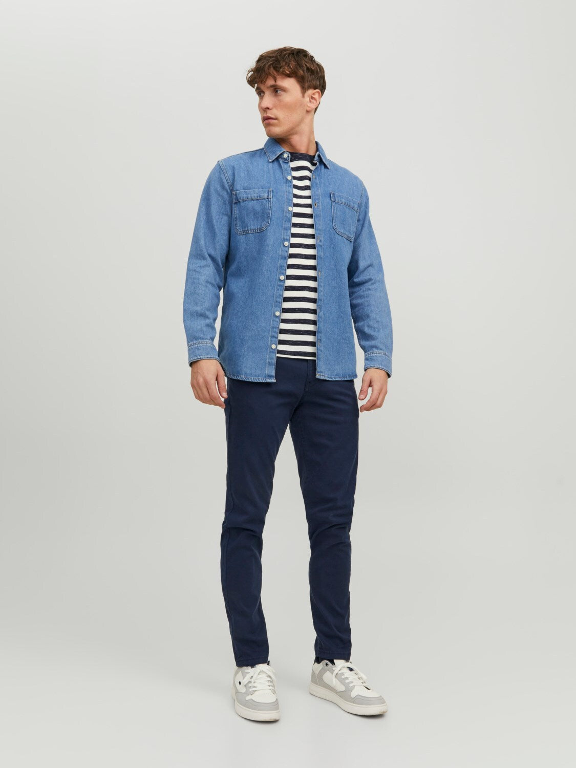 Pantaloni Slim Jack&Jones blu