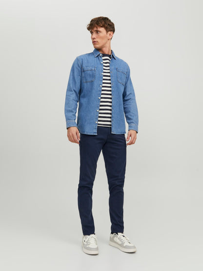 Pantaloni Slim Jack&Jones blu