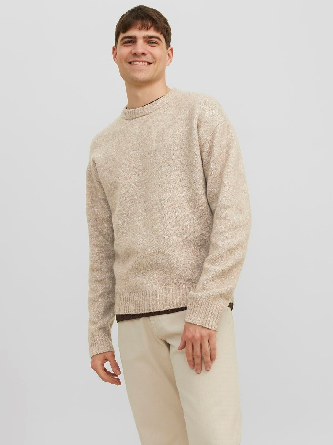 Maglione Loose Jack&Jones beige