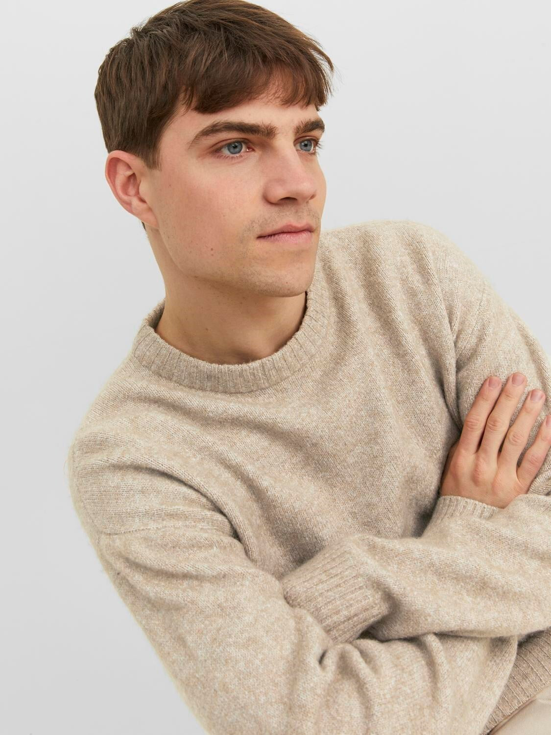Maglione Loose Jack&Jones beige
