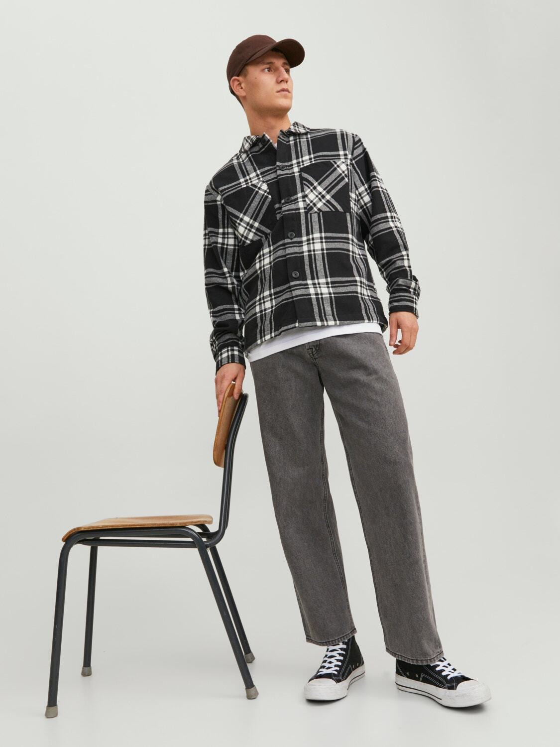 Jeans Eddie Loose Jack&Jones grigio