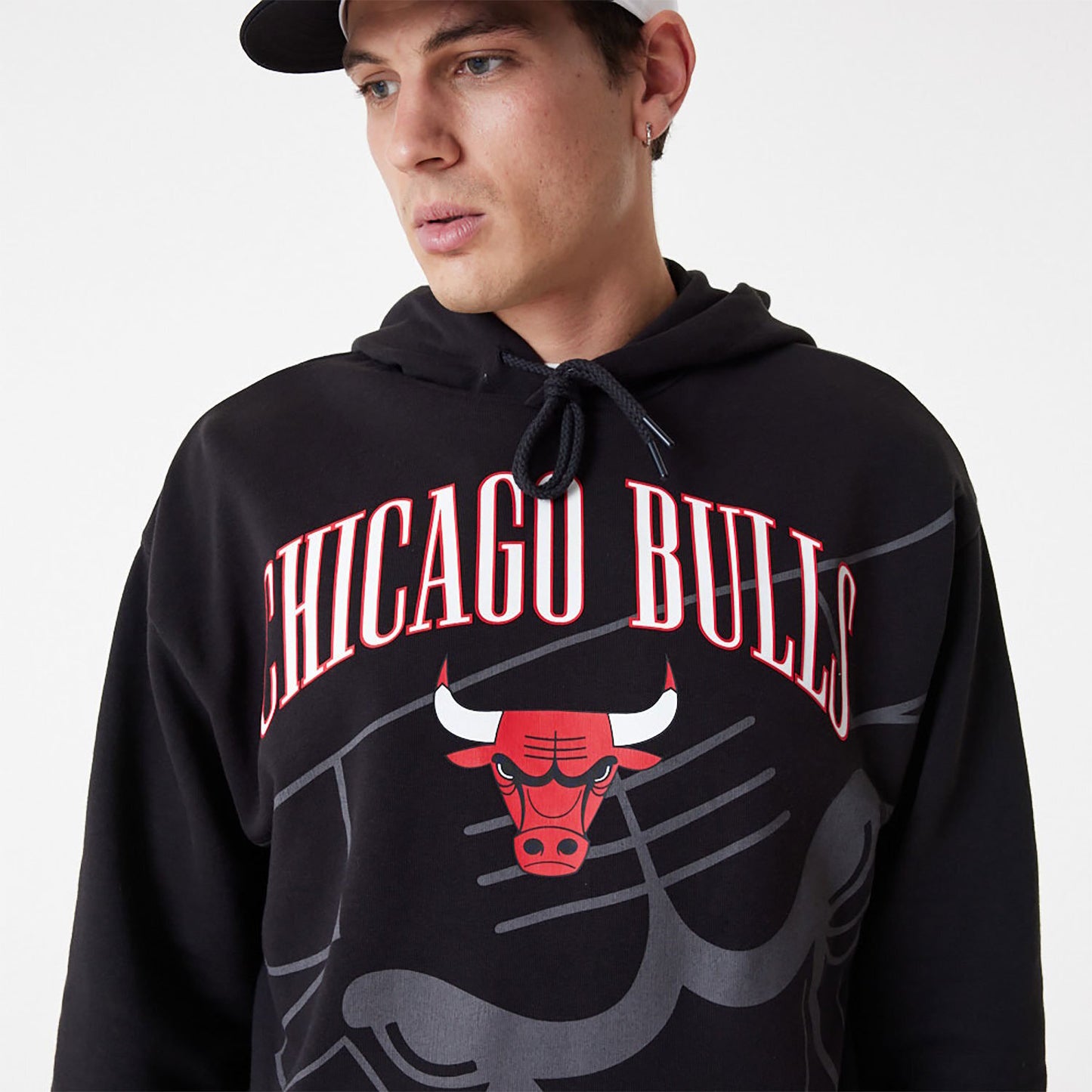 Felpa Chicago Bulls Loose New Era nero