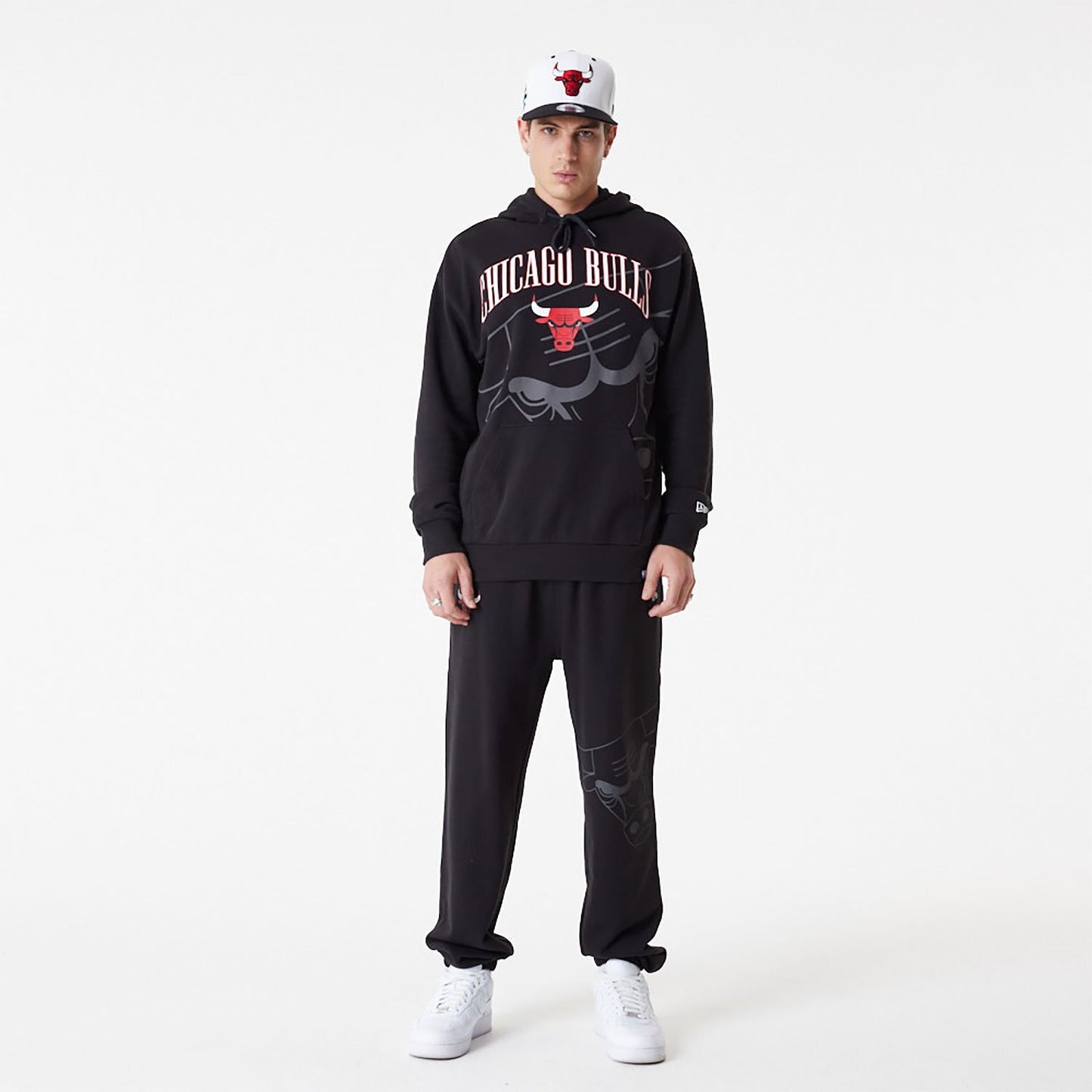 Felpa Chicago Bulls Loose New Era nero