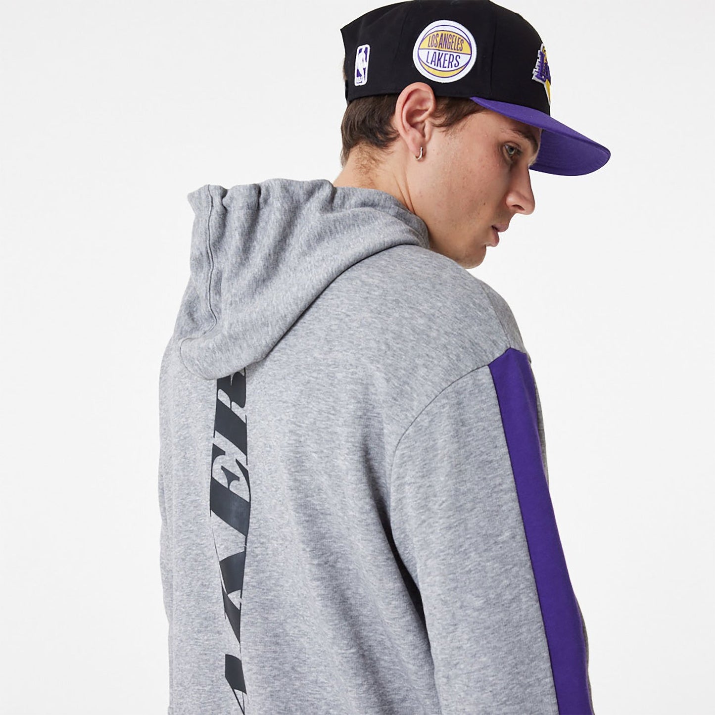 Felpa LA Lakers Loose New Era grigio