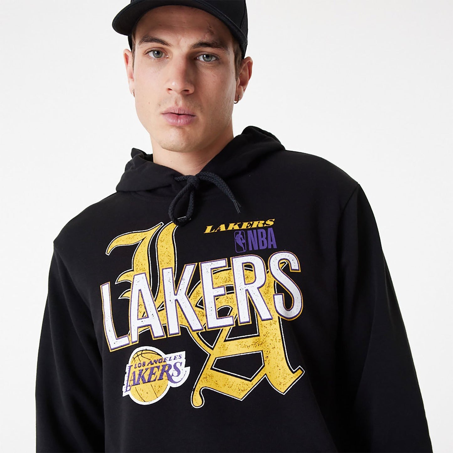 Felpa LA Lakers Loose New Era nero