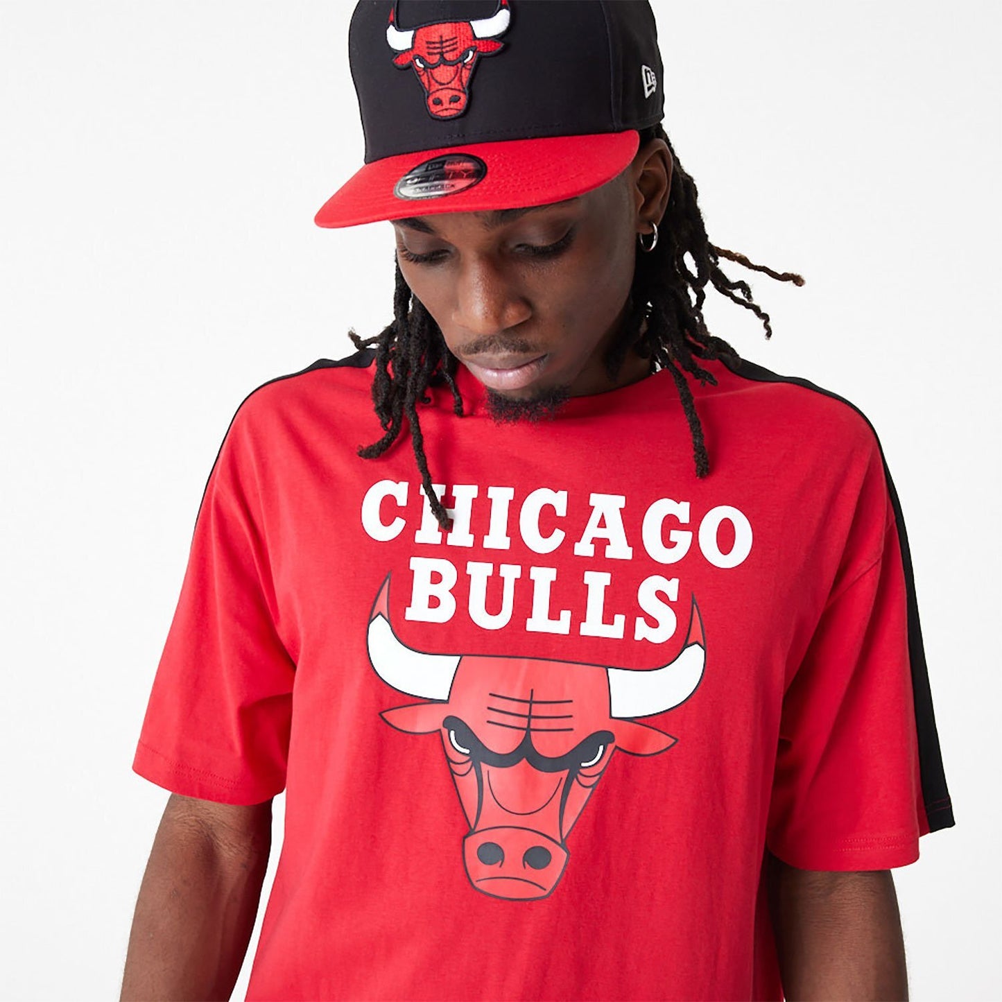 T-shirt Chicago Bulls New Era rosso