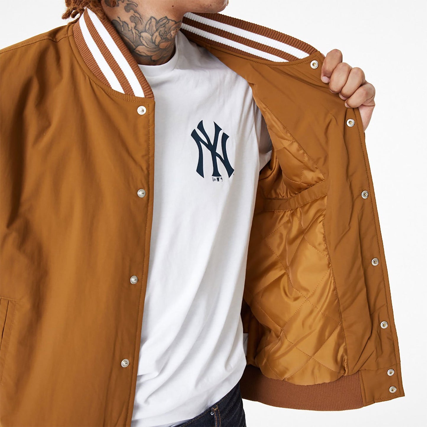 Giacca New Era marrone