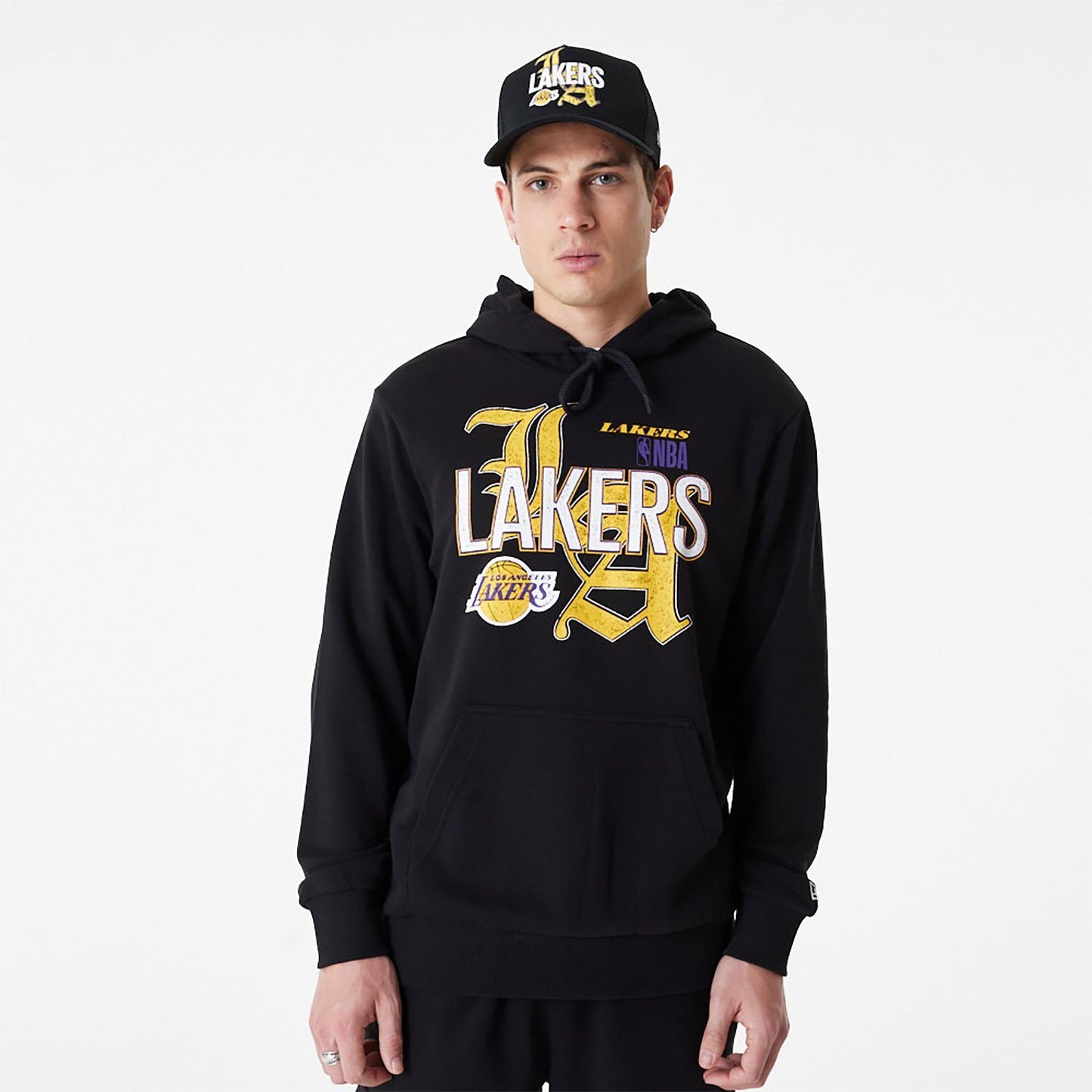 Felpa LA Lakers Loose New Era nero