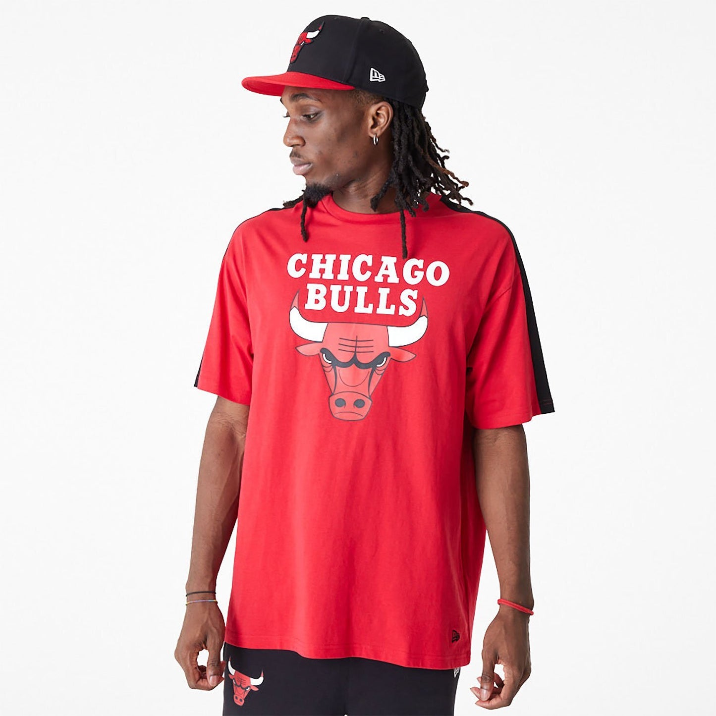 T-shirt Chicago Bulls New Era rosso