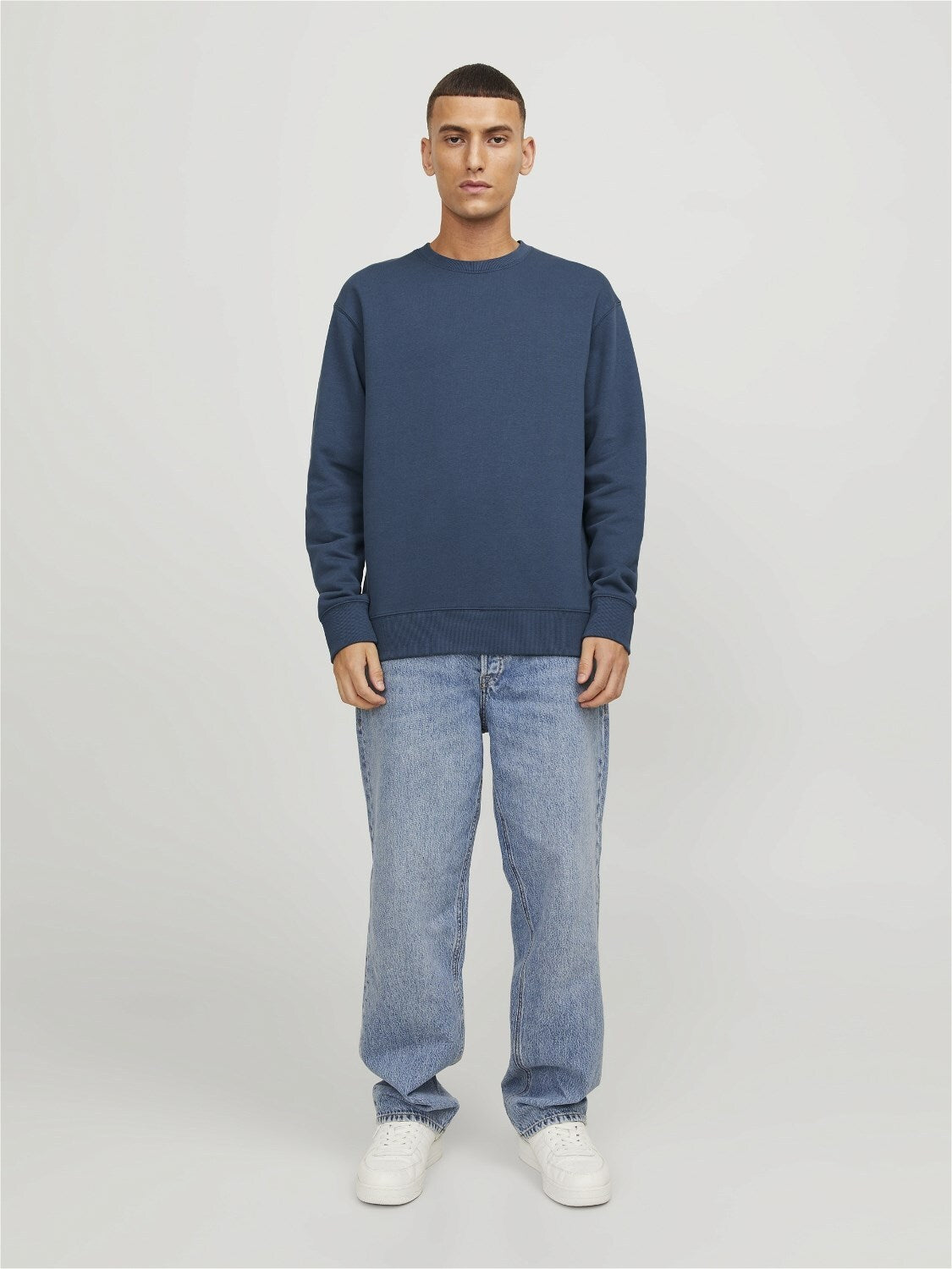 Felpa Baggy felpata Jack&Jones blu