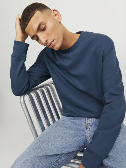 Felpa Baggy felpata Jack&Jones blu
