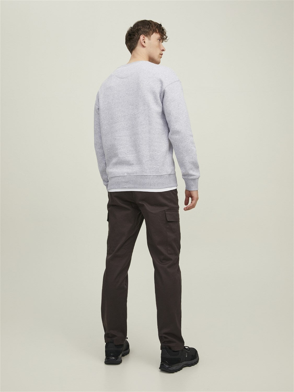 Felpa Baggy felpata Jack&Jones grigio