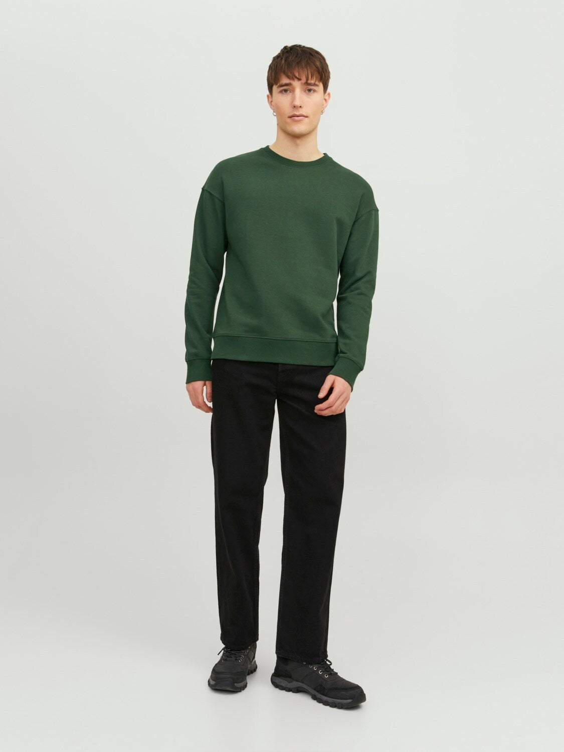 Felpa Baggy felpata Jack&Jones verde