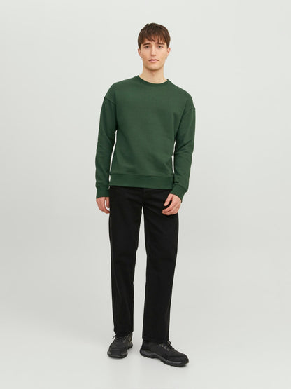 Felpa Baggy felpata Jack&Jones verde