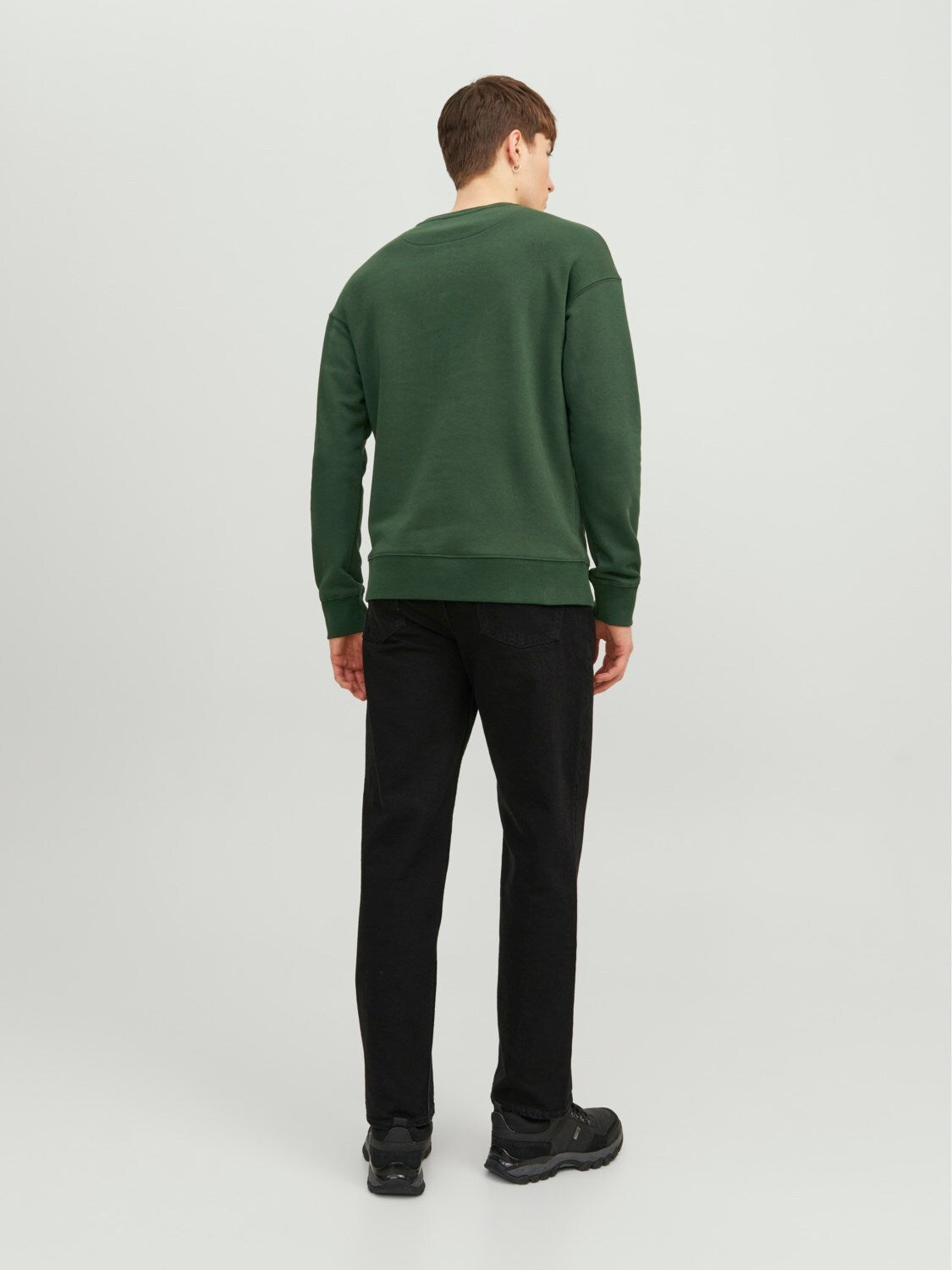 Felpa Baggy felpata Jack&Jones verde