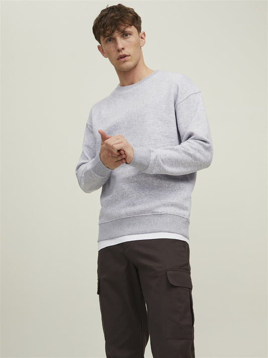 Felpa Baggy felpata Jack&Jones grigio