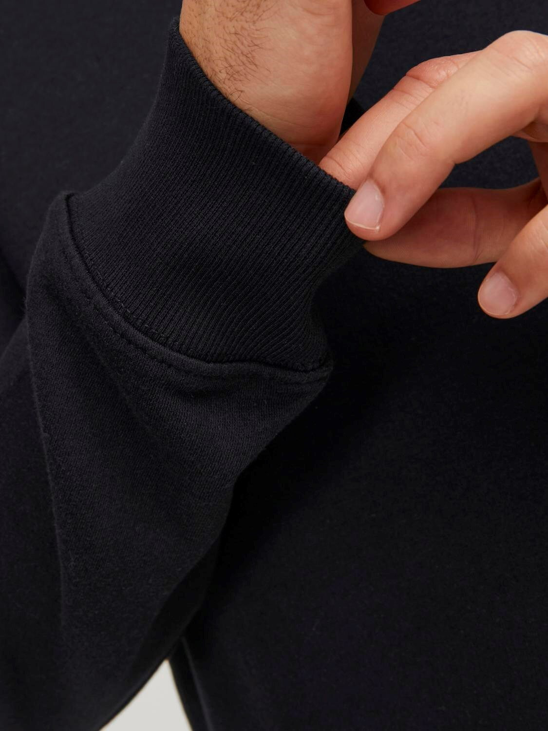 Felpa Baggy felpata Jack&Jones nero