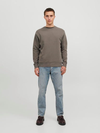 Felpa Baggy felpata Jack&Jones marrone