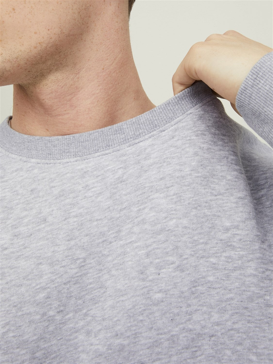 Felpa Baggy felpata Jack&Jones grigio