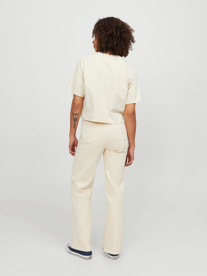 Jeans Loose Wide JJXX bianco