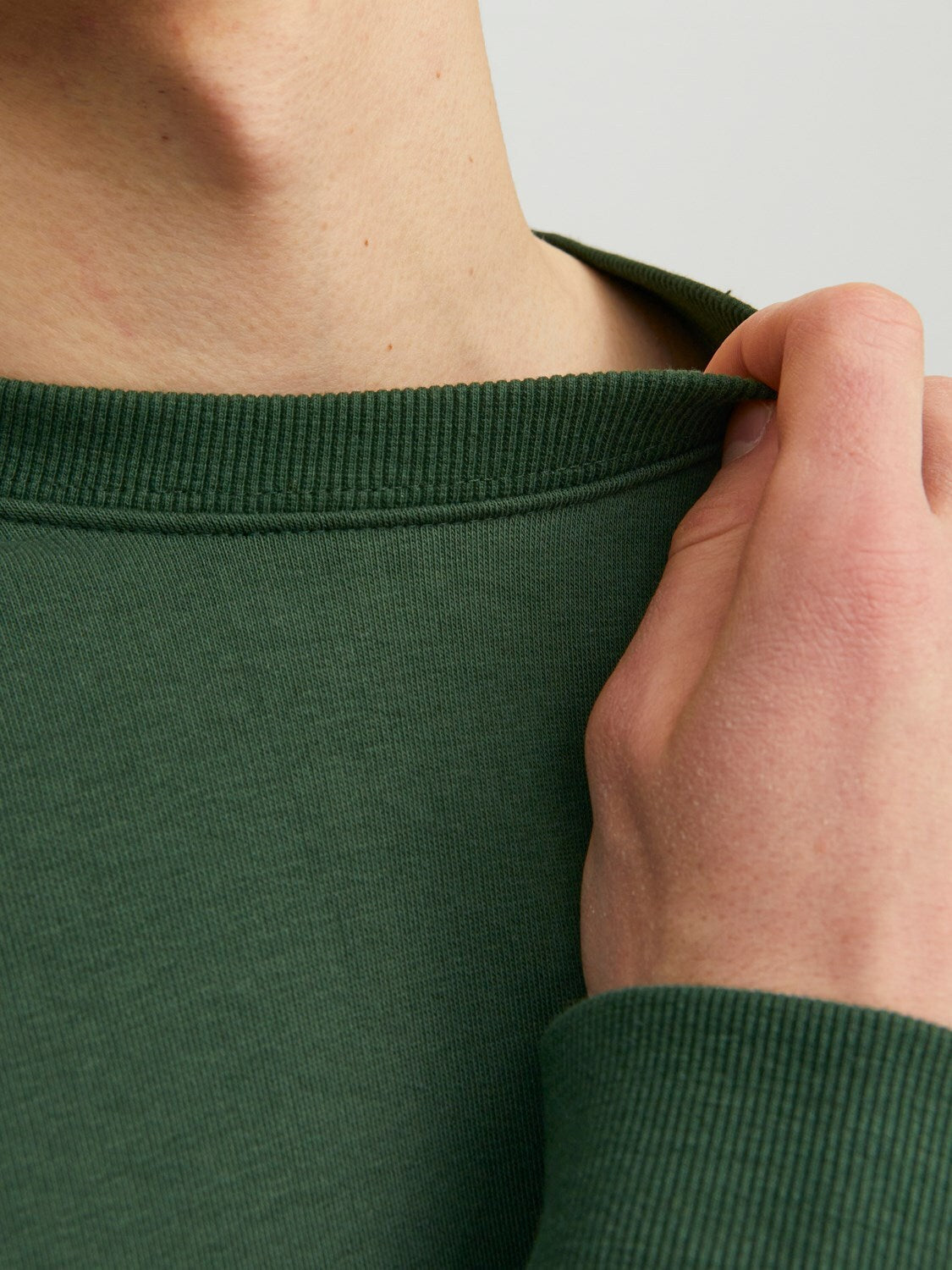 Felpa Baggy felpata Jack&Jones verde