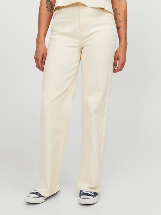 Jeans Loose Wide JJXX bianco