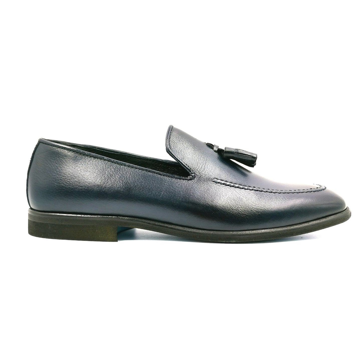 Mocassini blu in pelle ColBaffo®