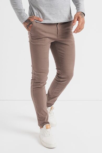 Pantaloni Slim Jack&Jones marrone