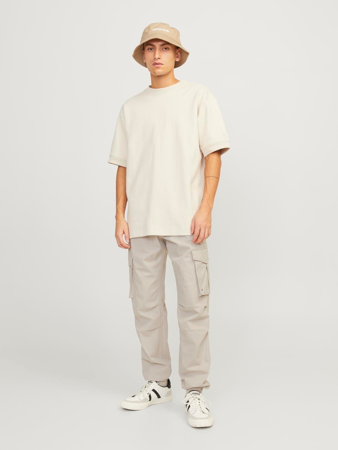 Pantaloni Cargo Loose Jack&Jones beige