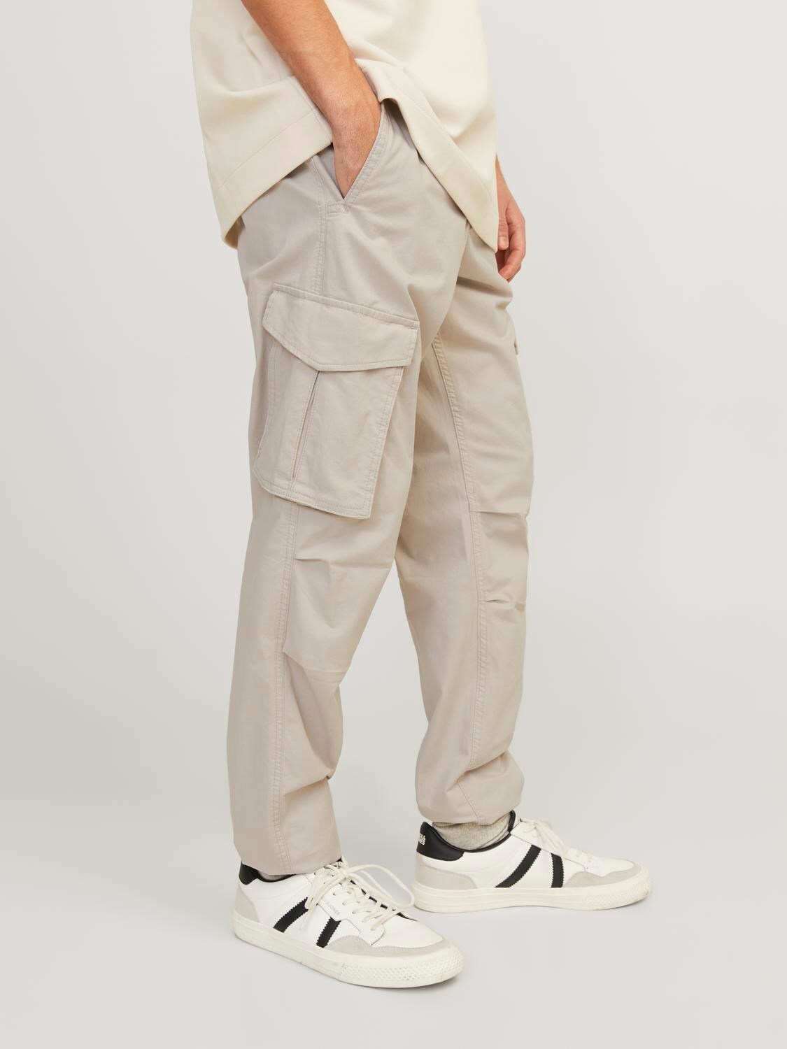 Pantaloni Cargo Loose Jack&Jones beige