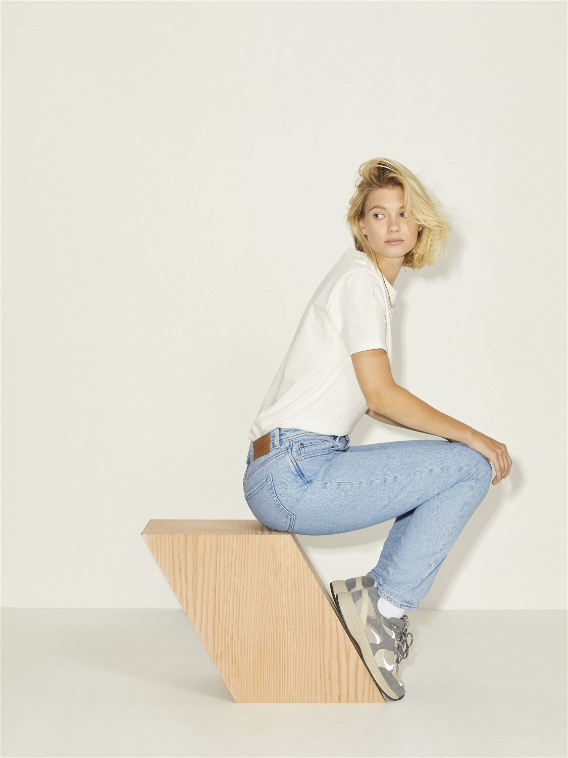 Jeans Slim Skinny JJXX blu