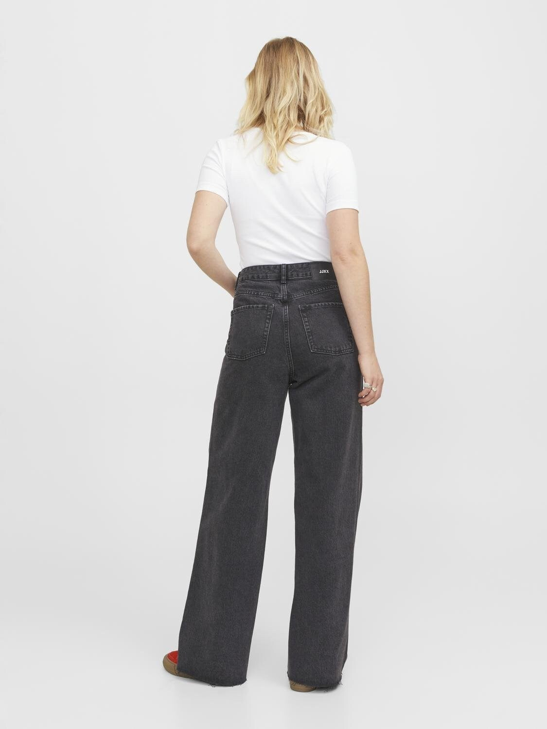 Jeans Wide Palazzo JJXX nero