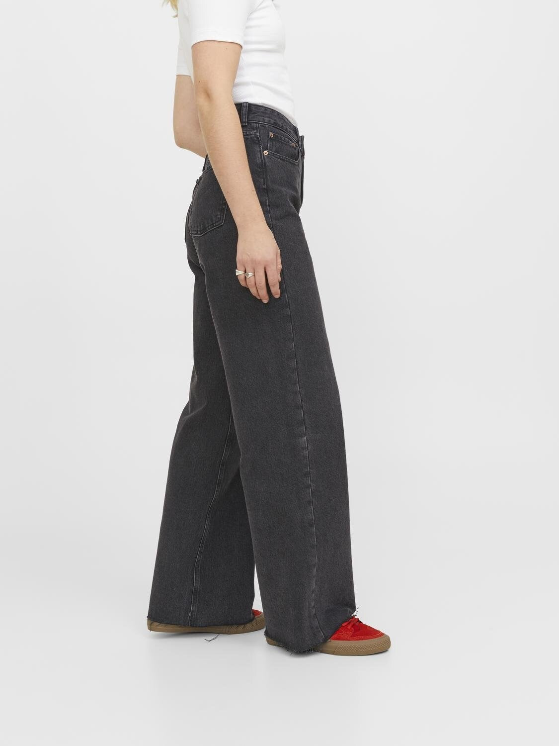 Jeans Wide Palazzo JJXX nero