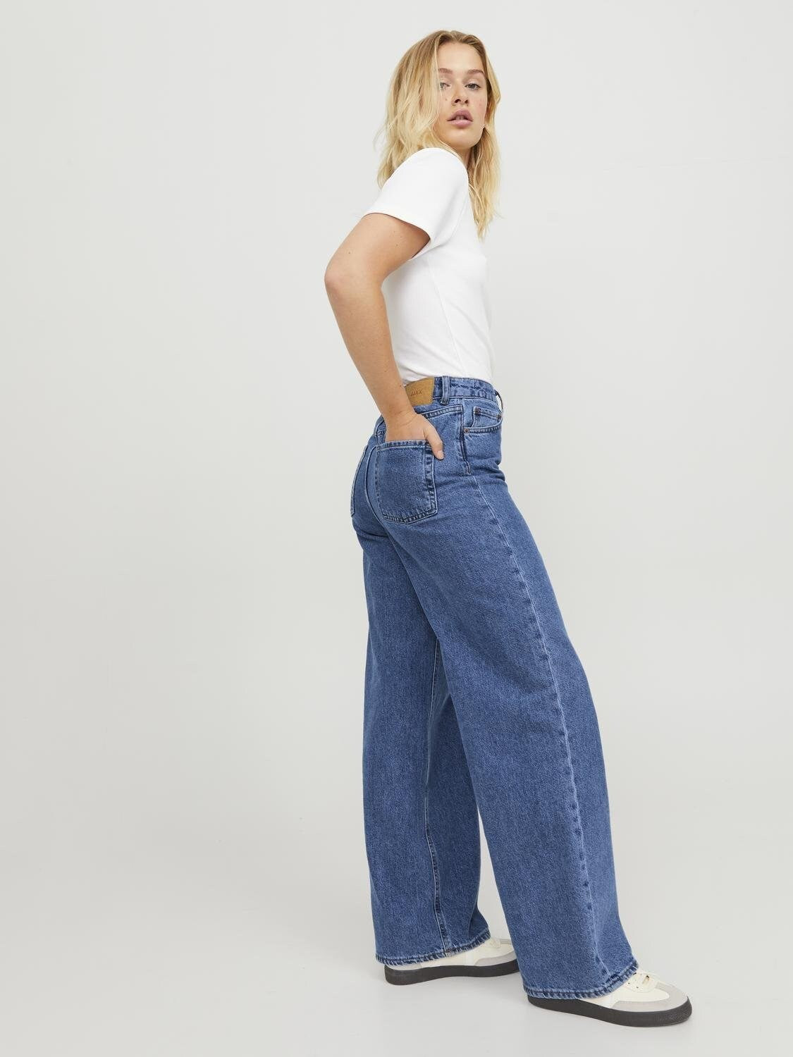 Jeans Wide Palazzo JJXX blu