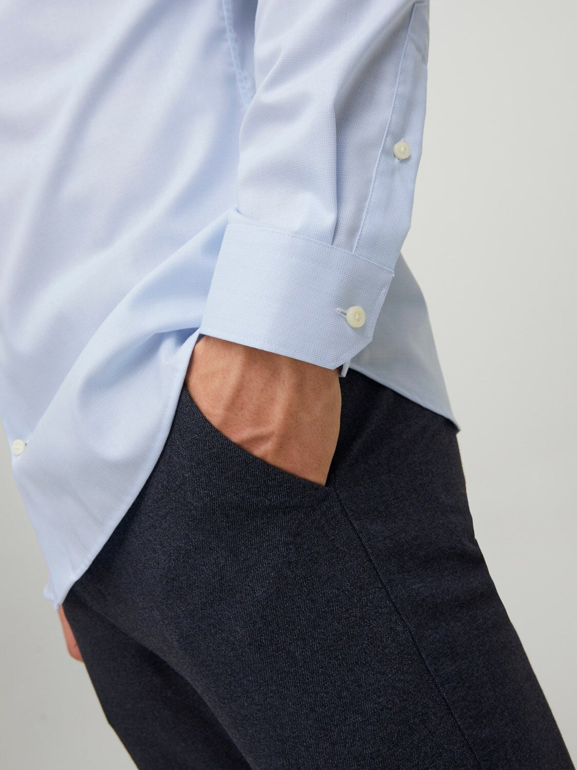 Camicia Slim Jack&Jones celeste
