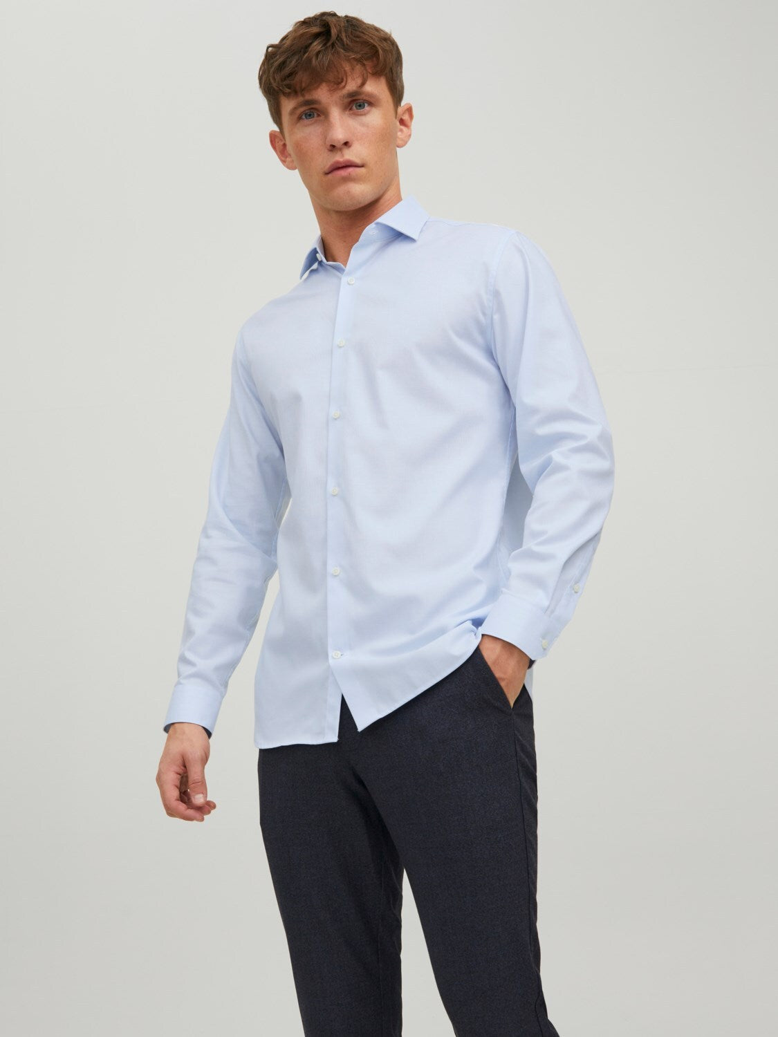 Camicia Slim Jack&Jones celeste