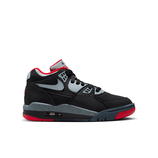 Nike Air Flight 89 Nere Ragazzi jordan 4 Bred Black Magnet Grey sneakers Nero Basket art. HF0406 015