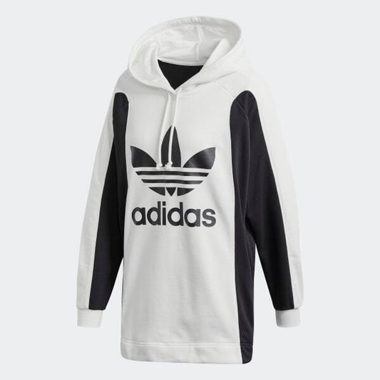 Felpa con cappuccio Adidas bianco