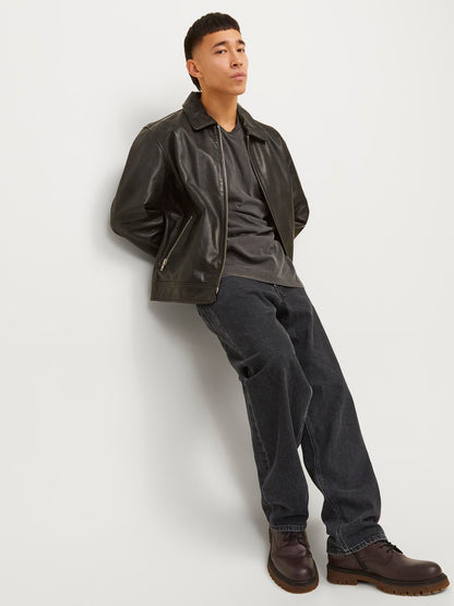 Jeans Eddie Loose Jack&Jones grigio