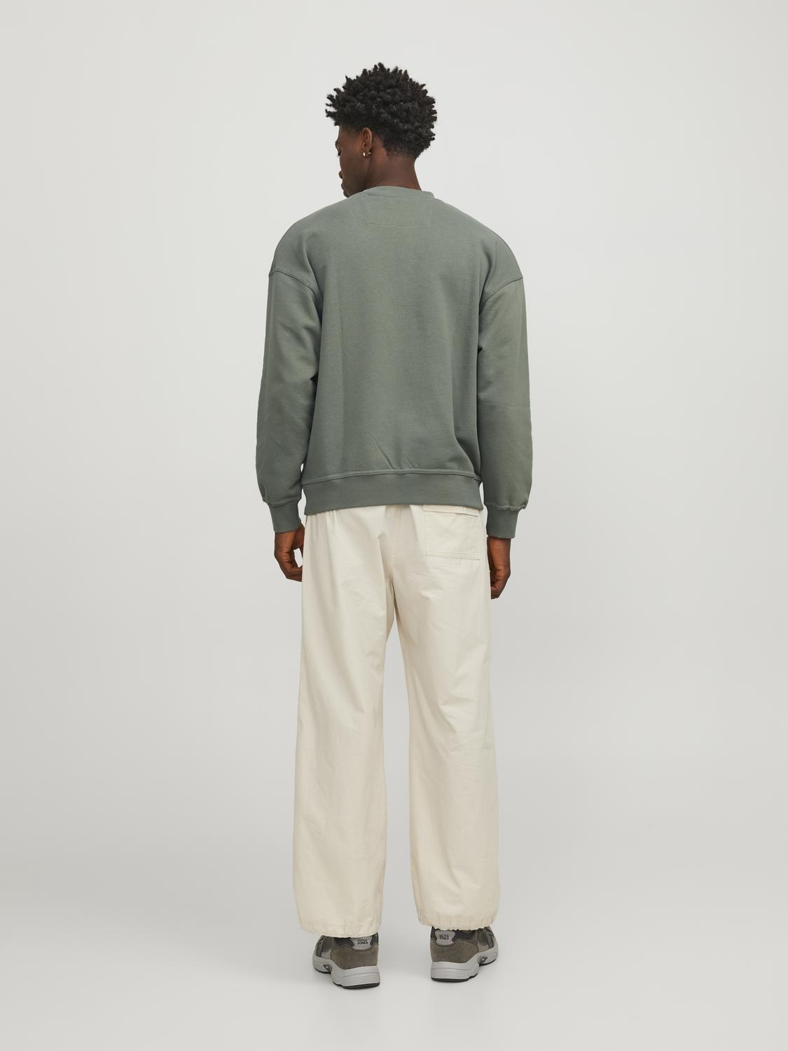 Felpa Loose Jack&Jones verde