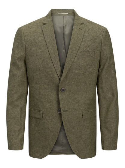 Giacca Slim in lino Jack&Jones verde