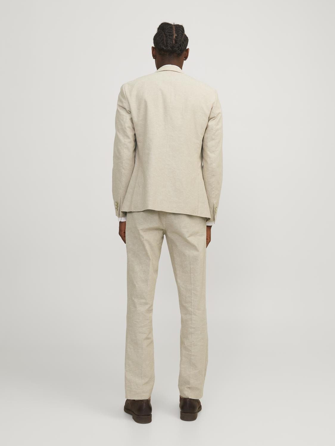 Giacca Slim in lino Jack&Jones beige