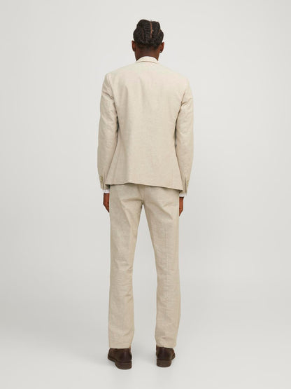 Giacca Slim in lino Jack&Jones beige