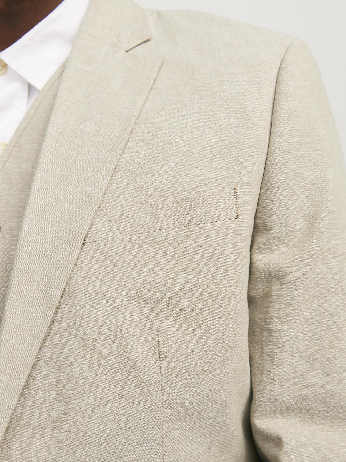 Giacca Slim in lino Jack&Jones beige