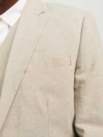 Giacca Slim in lino Jack&Jones beige