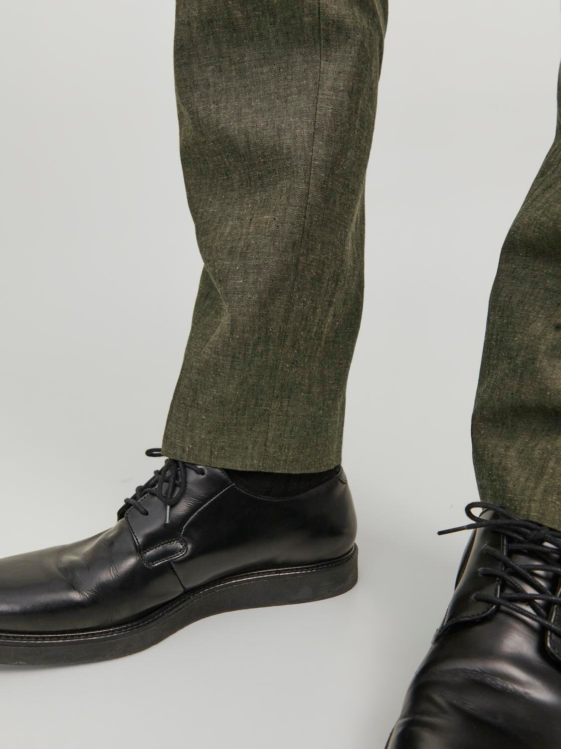 Pantaloni Slim in lino Jack&Jones verde