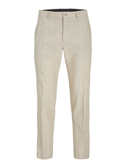 Pantaloni Slim in lino Jack&Jones sabbia