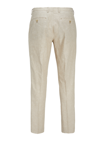 Pantaloni Slim in lino Jack&Jones sabbia